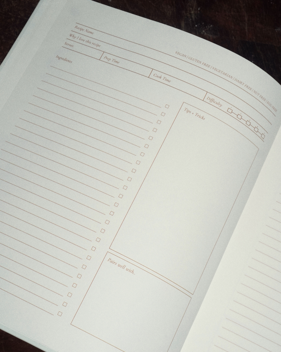 Recipe Book - Spice