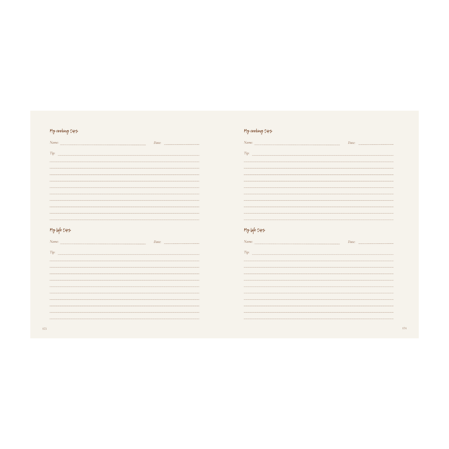 Recipe Book - Spice