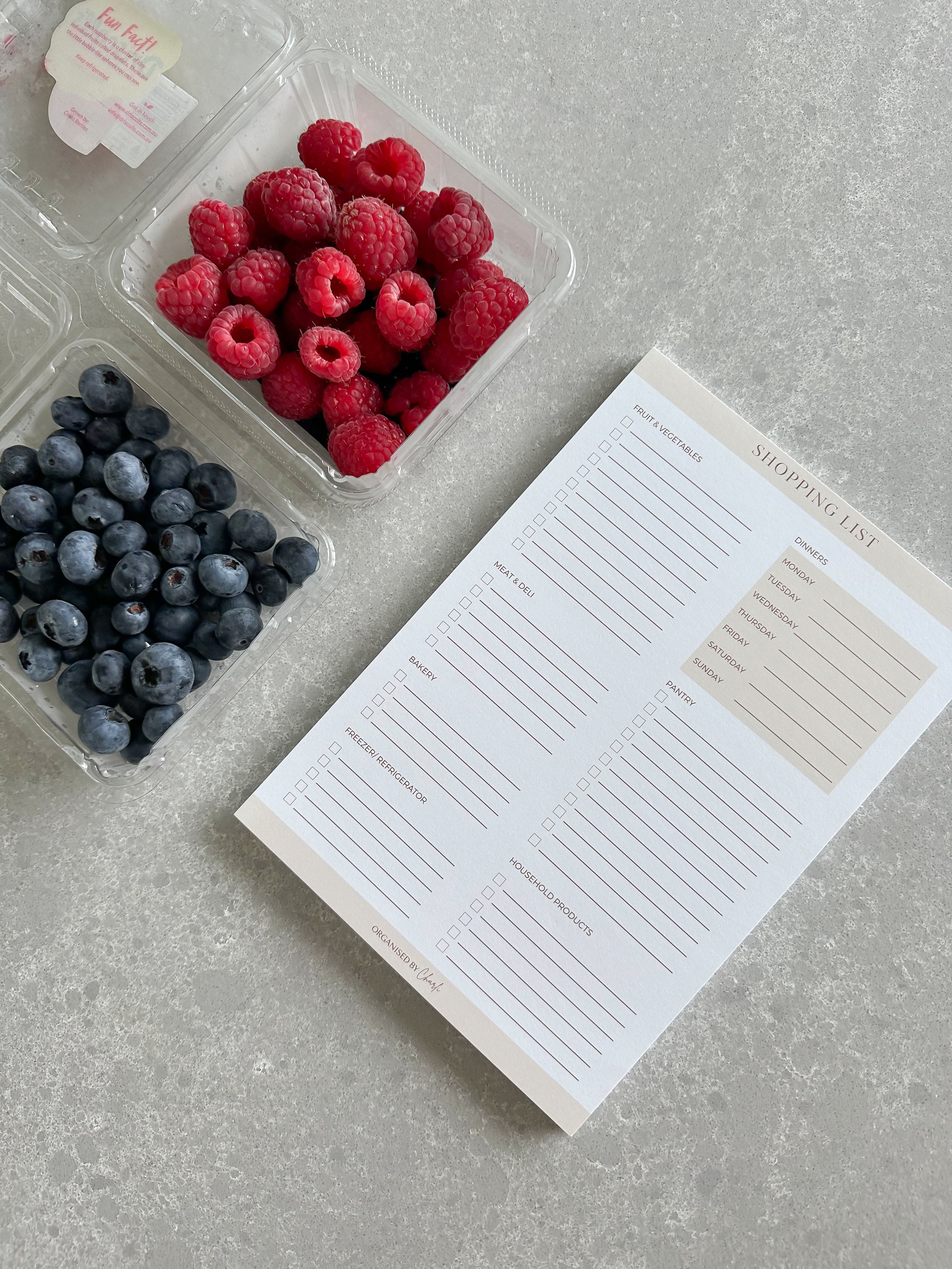 Shopping List Notepad