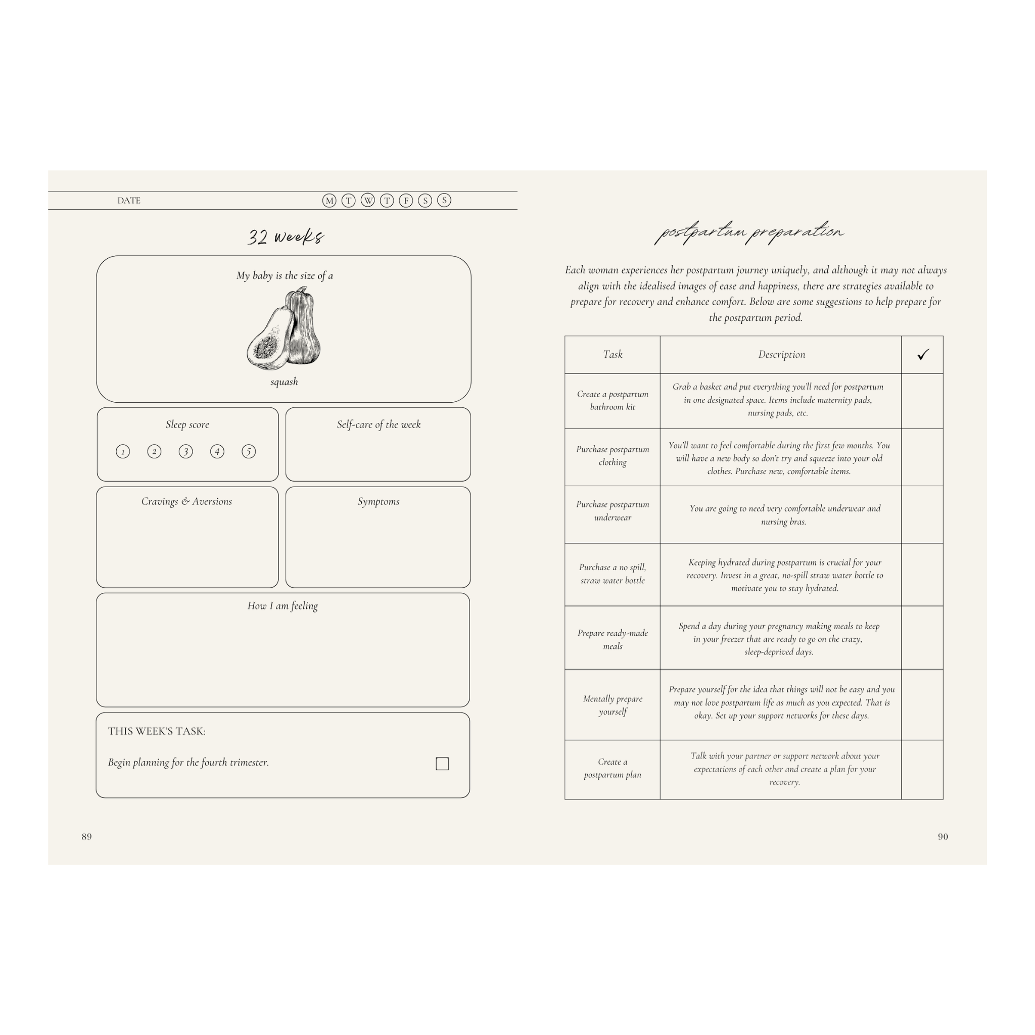 Baby Planner - Blueberry