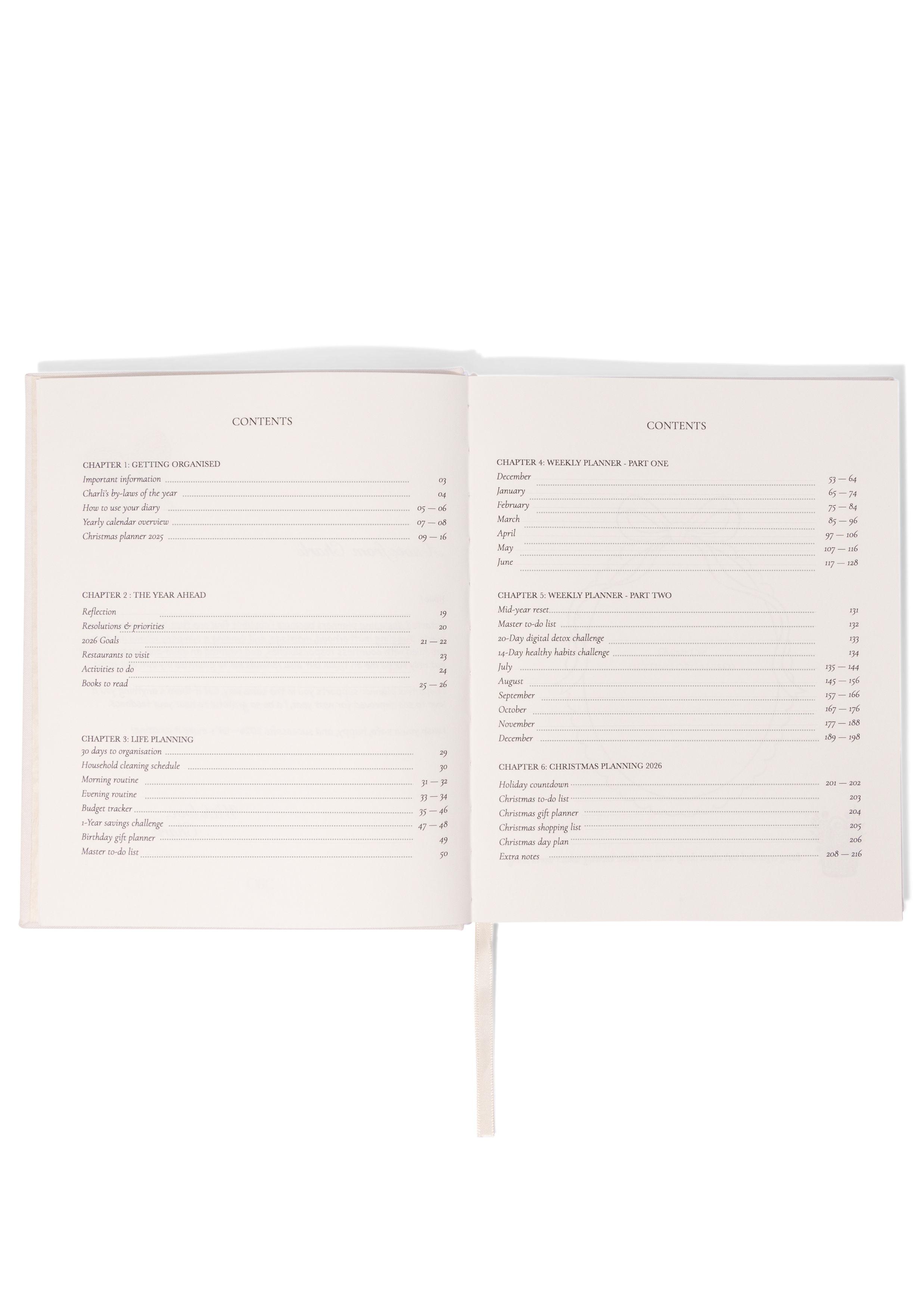 2026 Weekly Diary Bundle