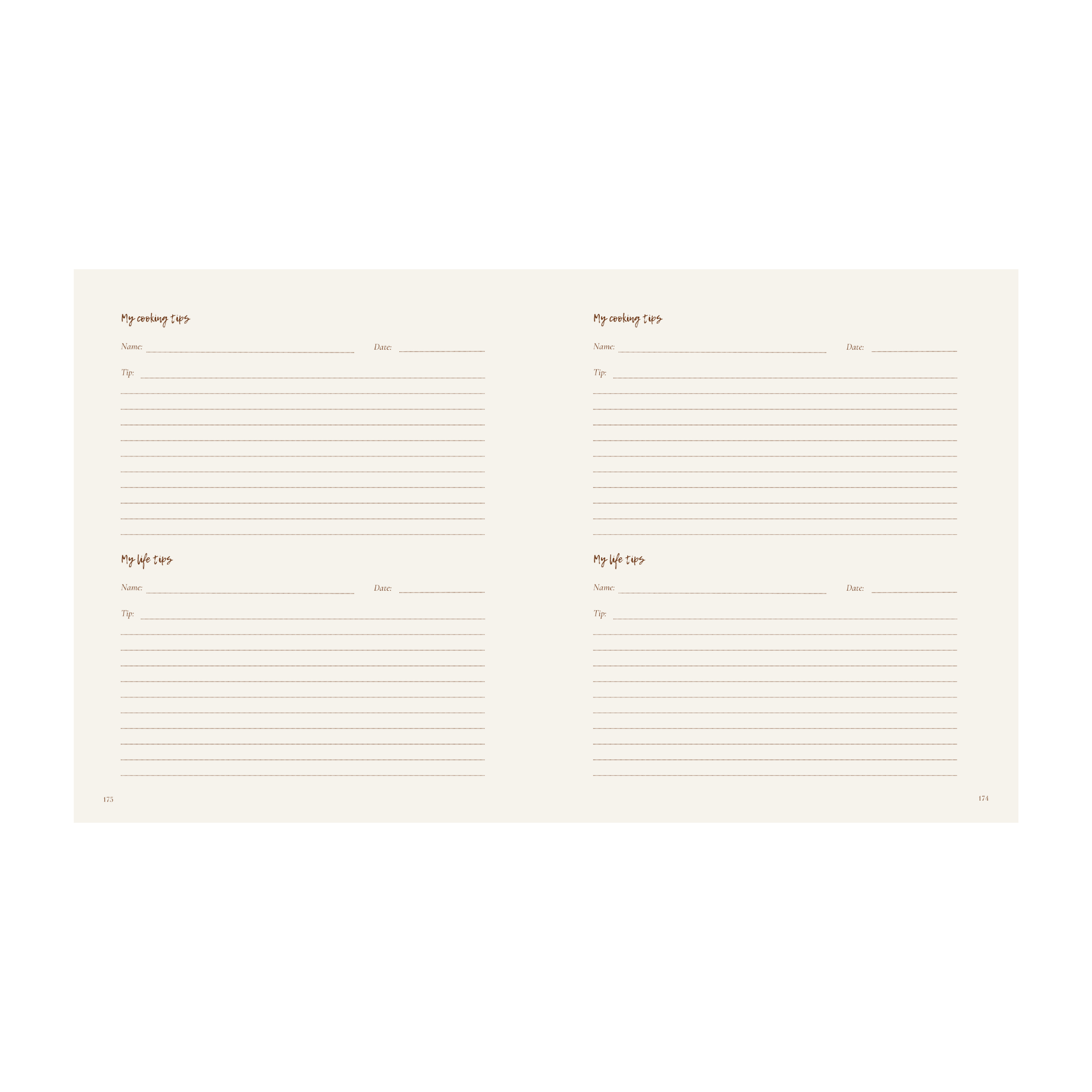 Recipe Book - Sugar