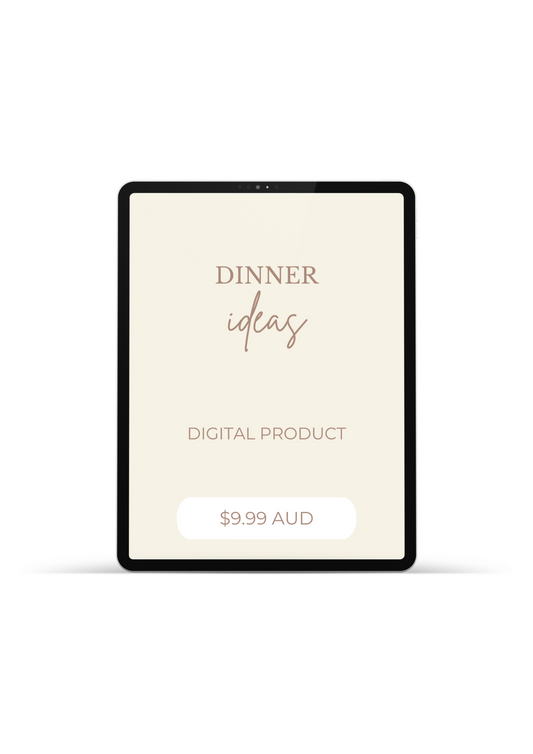 Dinner Ideas Digital Download