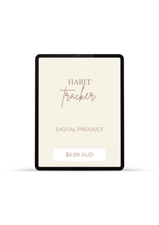 Habit Tracker Digital Download